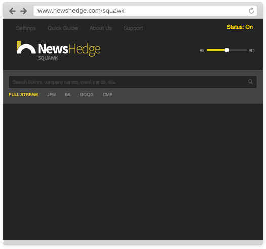 NewsHedge Squawk App